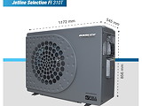Pompe a chaleur piscine Poolex Jetline Selection Fi 310 Full Inverter 30,5 kW triphase reversible - Autre vue