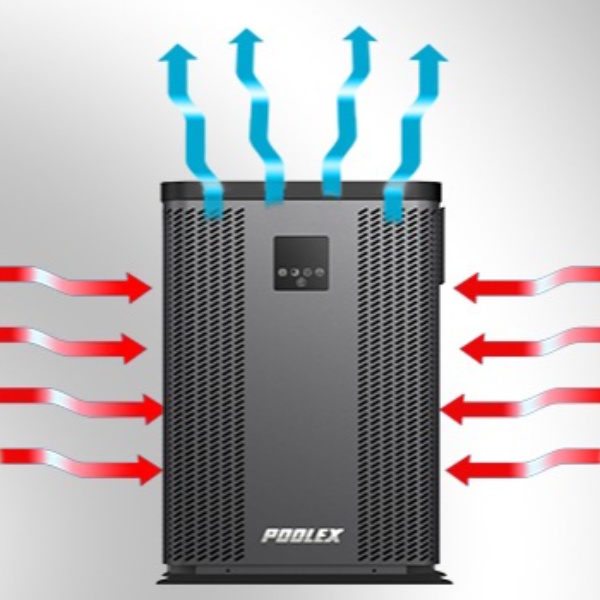 Échangeur titane Twisted Tech et réversibilité : une pompe à chaleur Poolex adaptée à toutes les piscines