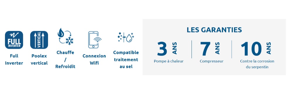 La Poolex SILVERLINE TOP Fi 200T est livrée avec :