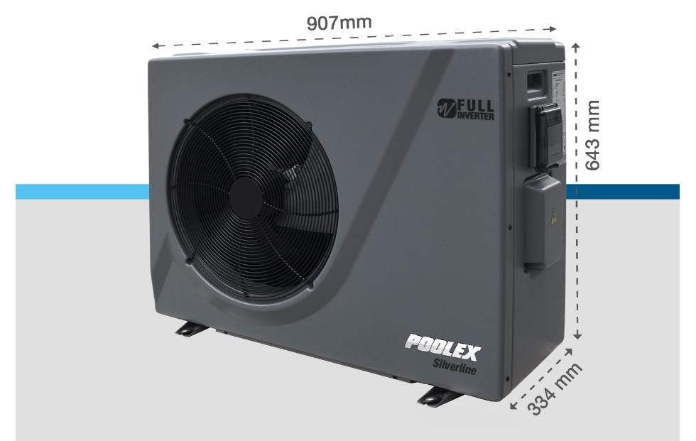 La Poolex Silverline Fi 150 triphasée PC-SLP150TN est livrée avec :