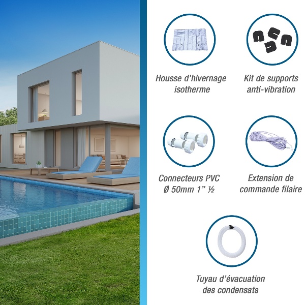Technologie Full Inverter Poolex : performance et économies d'énergie pour piscines de 80 à 110 m³
