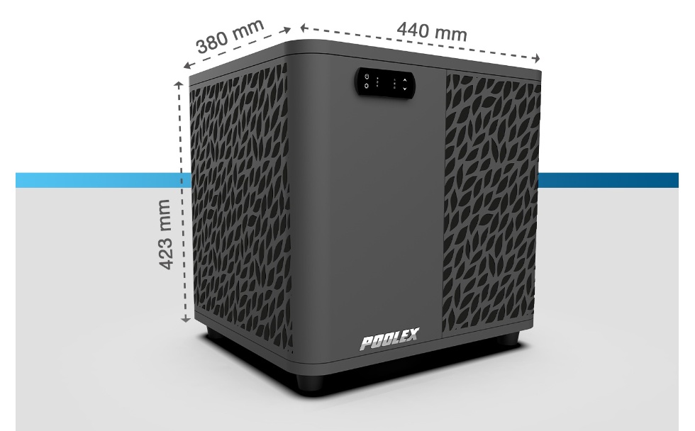 Format compact et raccordement Ø 32/38 mm : une intégration facilitée pour votre spa