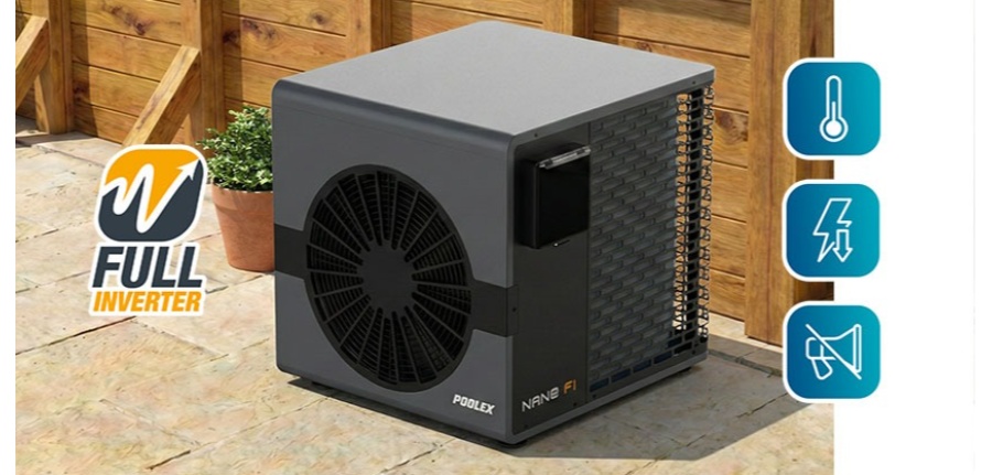 Réversibilité et plage de fonctionnement de la Poolex Nano FI : chauffage dès -7 °C et refroidissement en été