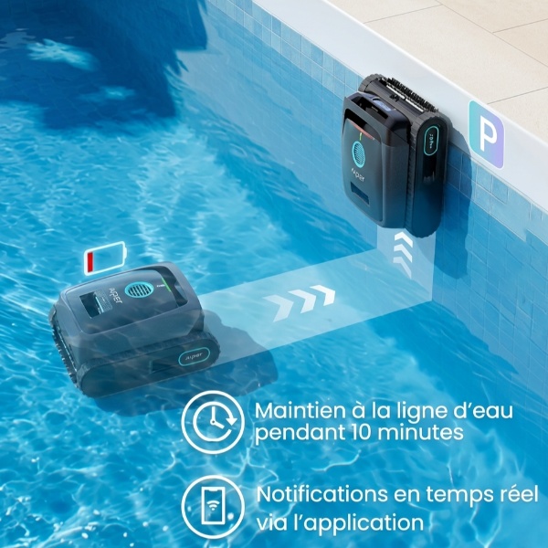 Application Aiper, 6 modes de nettoyage et compatibilité piscine du Scuba V3
