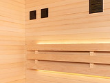 Sauna d'angle traditionnel vapeur SENSE 3 places France Sauna - Autre vue