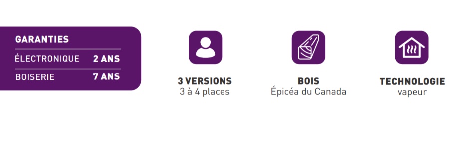 Le pack Poolstar SENSE angulaire 3 places comprend :