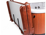 Leve-couverture spa PoolStyle Cover Caddy a verins a gaz