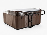 Leve-couverture spa PoolStyle Cover Caddy a verins a gaz - Autre vue