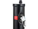 Douche piscine solaire Aqualux 10 L noire H 214 cm avec mitigeur - Autre vue