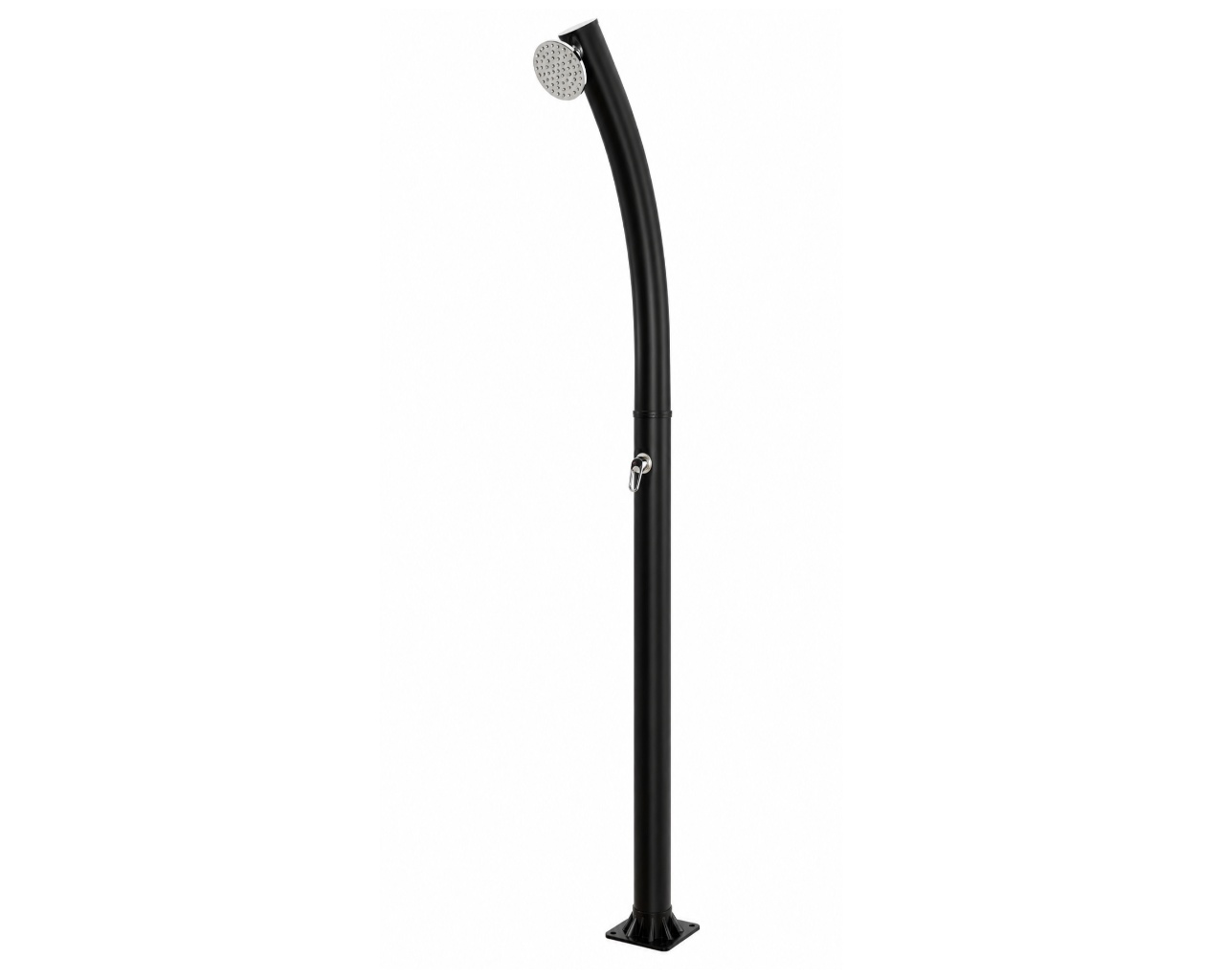 Douche solaire Aqualux Summer Fun courbee noire 20 L H215 cm