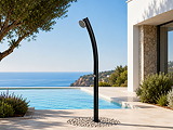 Douche solaire Aqualux Summer Fun courbee noire 20 L H215 cm - Autre vue