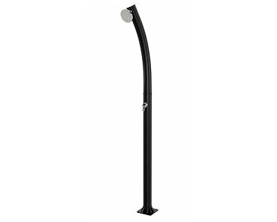 Douche solaire Aqualux Summer Fun courbée noire 20 L H215 cm