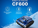 Robot piscine electrique Aqualux CF600 connecte WiFi - Autre vue