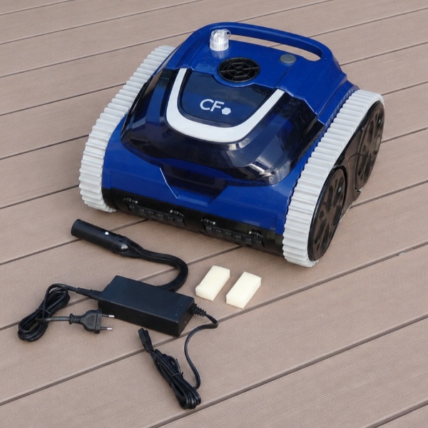 Entretien du robot CF400CL : panier filtrant, rinçage et piscines au sel