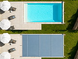 Couverture a barres de securite Aqualux Coverkit piscine 7 x 3m NF P90-308 - Autre vue