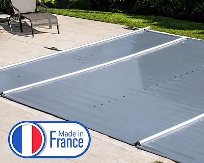 Couverture à barres de sécurité Aqualux Coverkit piscine 7 x 3m NF P90-308
