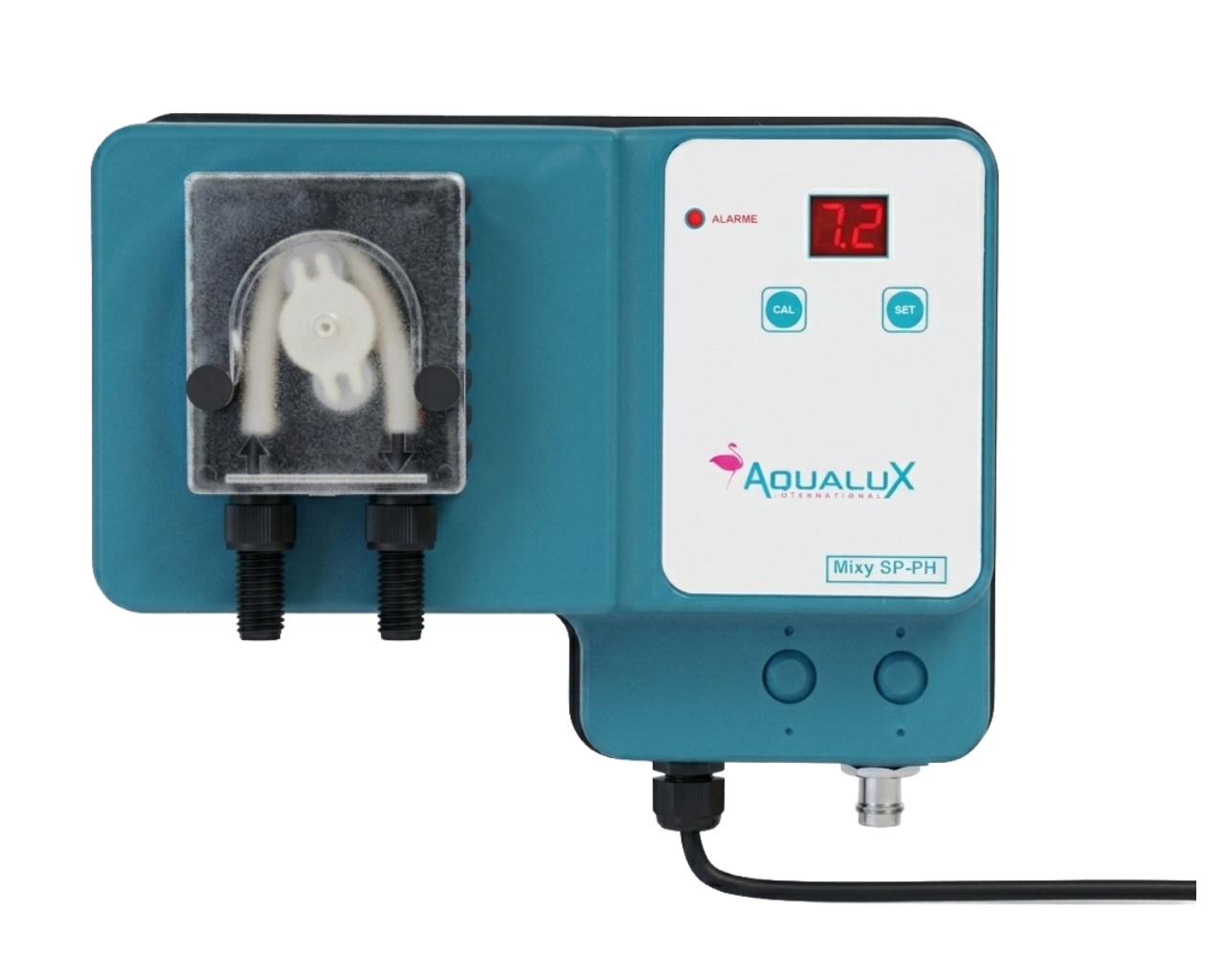 Pompe doseuse pH moins Aqualux MIXY peristaltique 1 L/h piscine jusqu'a 80 m³