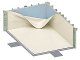 Piscine bois Altanka AQUA rectangulaire 10,2 x 5,2 m H. 1,45 m liner sable, sans dalle beton - Autre vue