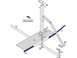 Piece detachee piscine TOI Profil de transition 4400 pour piscine acier ovale - Autre vue