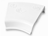 Pack de 5 Enjoliveurs courbes Toi EMB 4742 pour margelles piscine hors-sol acier