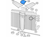 Pack de 5 Enjoliveurs courbes Toi EMB 4742 pour margelles piscine hors-sol acier - Autre vue
