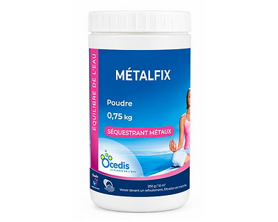 Traitement piscine Séquestrant Métaux OCEDIS METALFIX poudre 0,75 kg