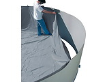 Liner piscine hors-sol ronde TOI Ø 350 x 132 cm 40/100eme gris - Autre vue
