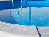Bonne Affaire - Piscine hors-sol acier TOI ANTHRACITE MAGNUM COMPACT ovale 640x366 H 132cm line gris - Autre vue