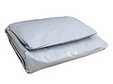 Bonne Affaire - Piscine hors-sol acier TOI ANTHRACITE MAGNUM COMPACT ovale 640x366 H 132cm line gris - Autre vue