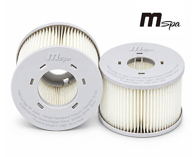 Lot de 2 filtres cartouches filtrantes originales MSpa LF90 pour spa gonflable